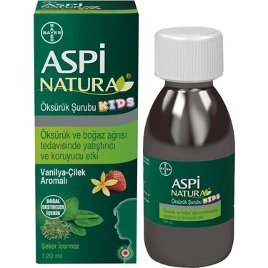 Aspınatura Kıds(çocuk) Vanilya-çilek Aromalı Bıtkısel Şurup