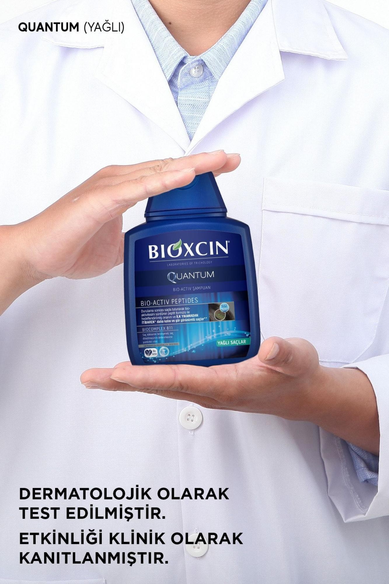 Bioxcin Quantum Şampuan 3 Al 2 Öde Yağlı Saçlar Için 3x300 Ml - Ince Telli Saçlar Için Dökülme Şampuanı