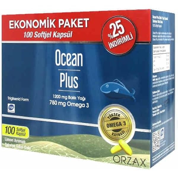 Ocean Plus 1200 mg 50+50 Softjel - 1 Alana 1 Bedava