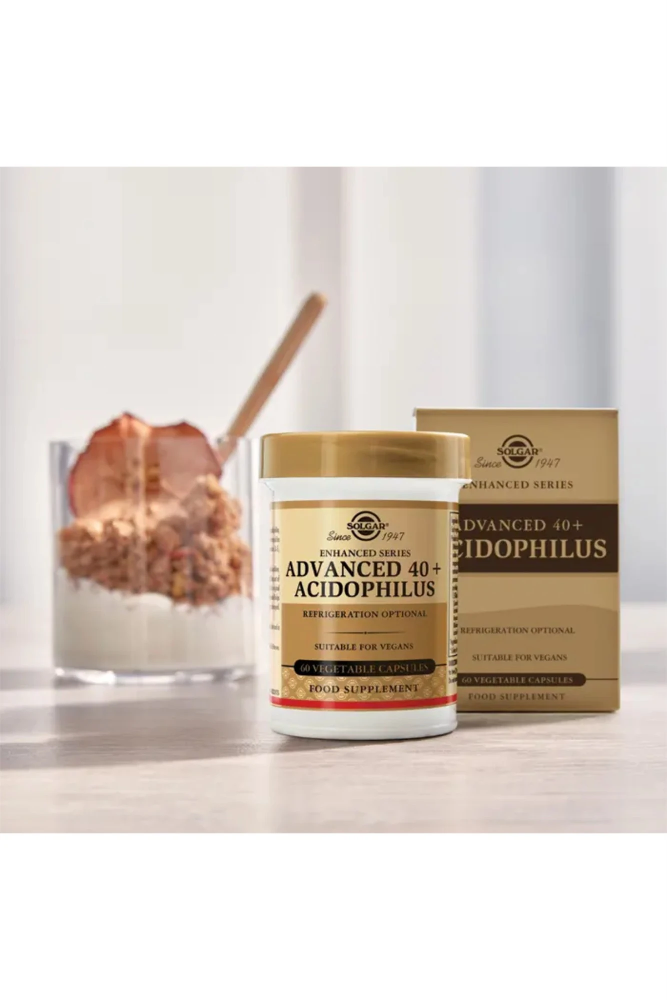 Solgar Advanced 40+ Acidophilus 60 Kapsül