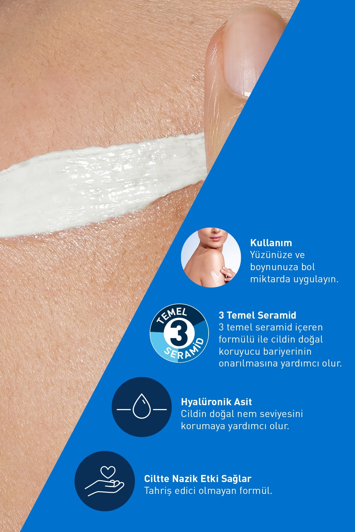 CeraVe Güneş Korumalı Nemlendirici Yüz Kremi Spf 50+ 52ml