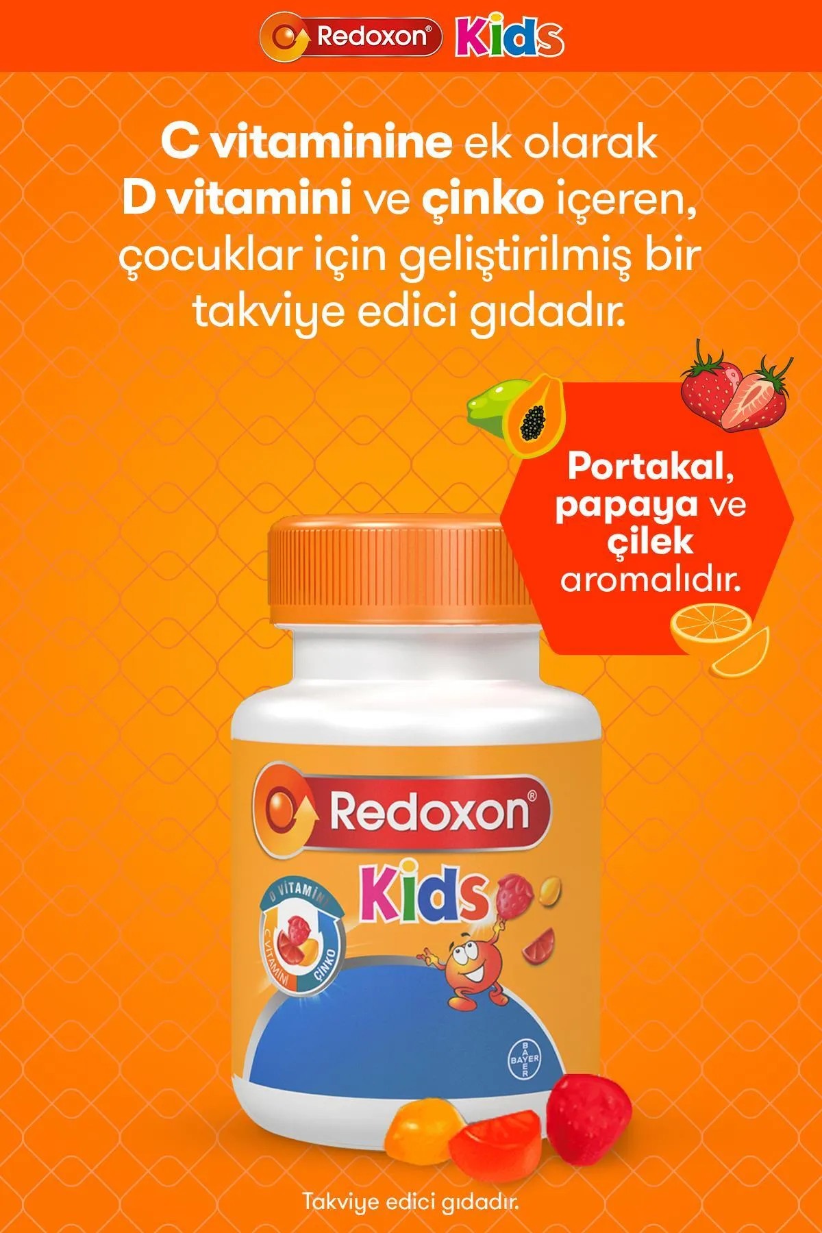 Redoxon Kids 60 Çiğneme Tableti