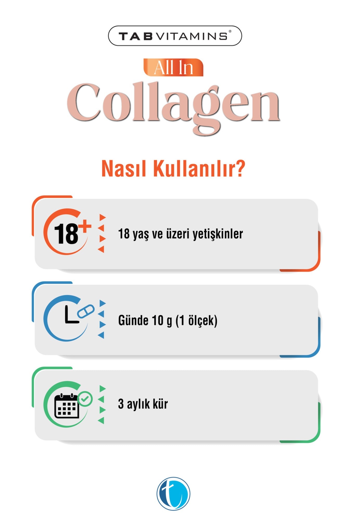 Tabvitamins All in Collagen 1-2-3-5-10 Tip 503 gr