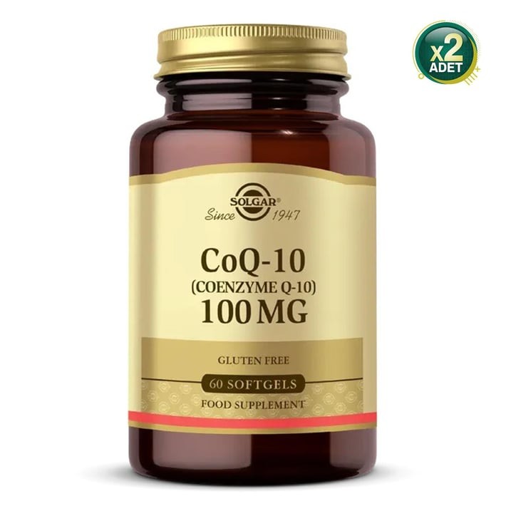 Solgar Coenzyme Q-10 100 mg 60 Kapsül 2 Adet