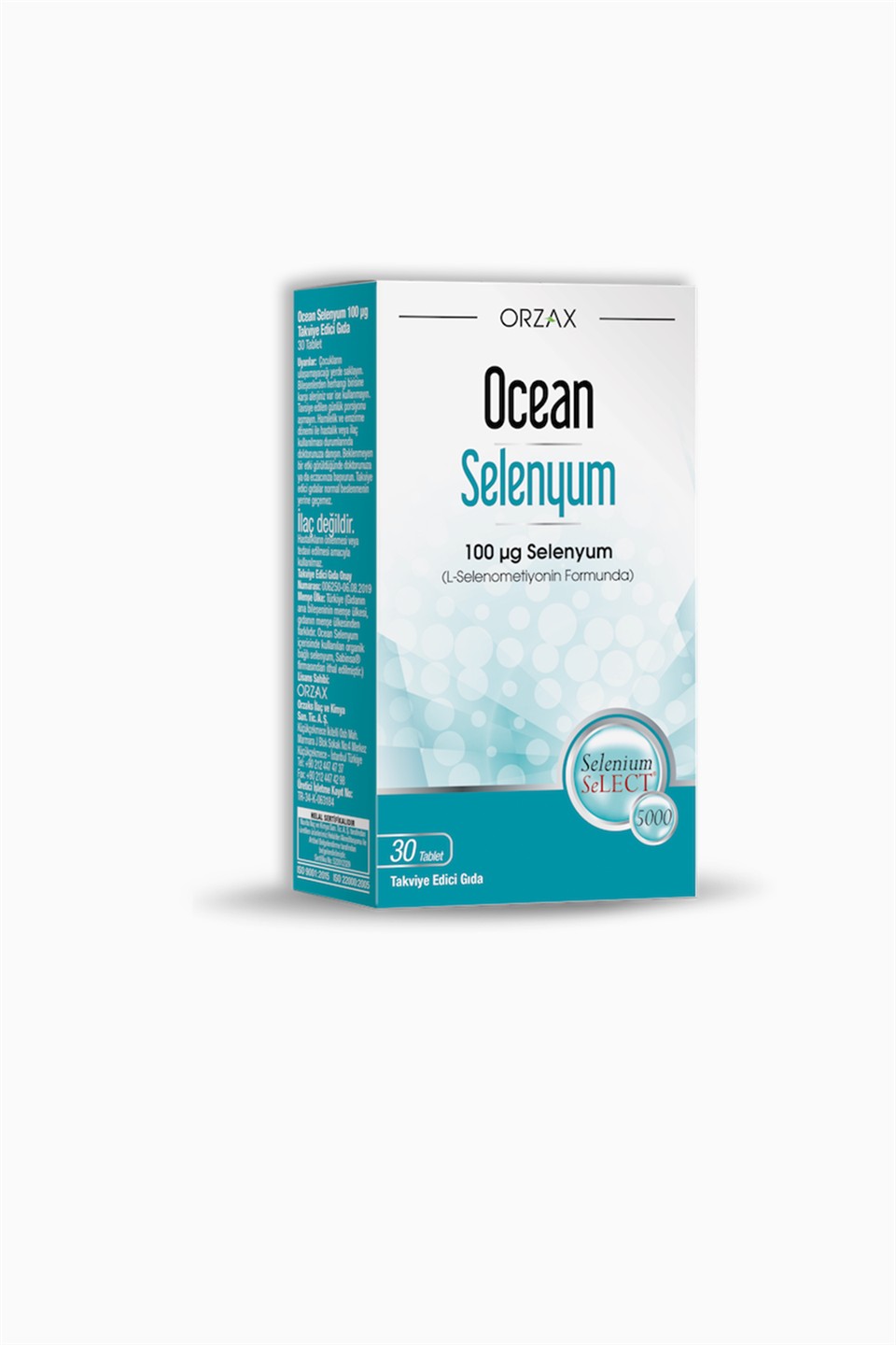 Ocean Selenyum 100 mcg 30 Tablet