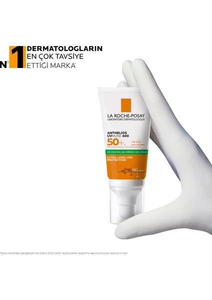 La Roche Posay Anthelios Uvmune Oil Control Spf 50+ Yağlı Ciltler Için Renkli Yüz Güneş Kremi