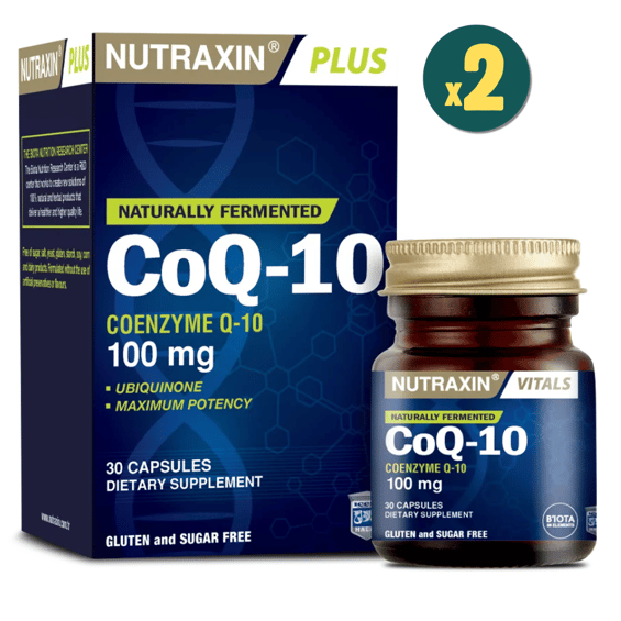 Nutraxin Coq-10 30 Softjel 100 mg 2 Adet