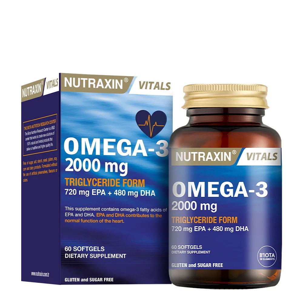 Nutraxin Omega 3 2000 Mg 60 Tablet