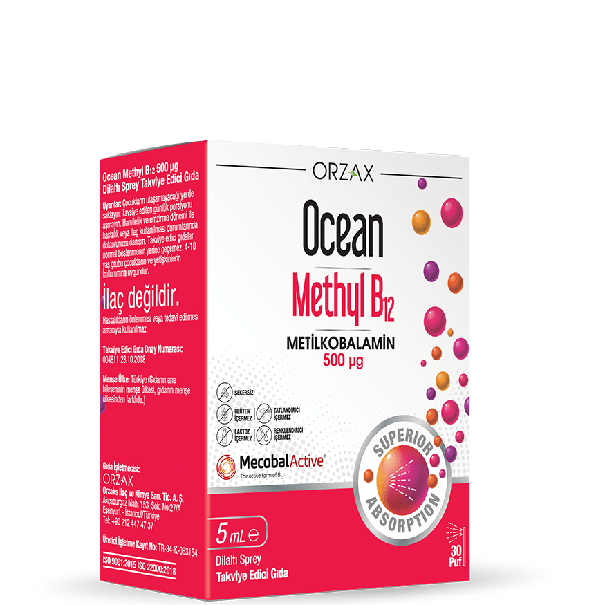 Ocean Methyl B12 Sprey 500 mcg 5 ml