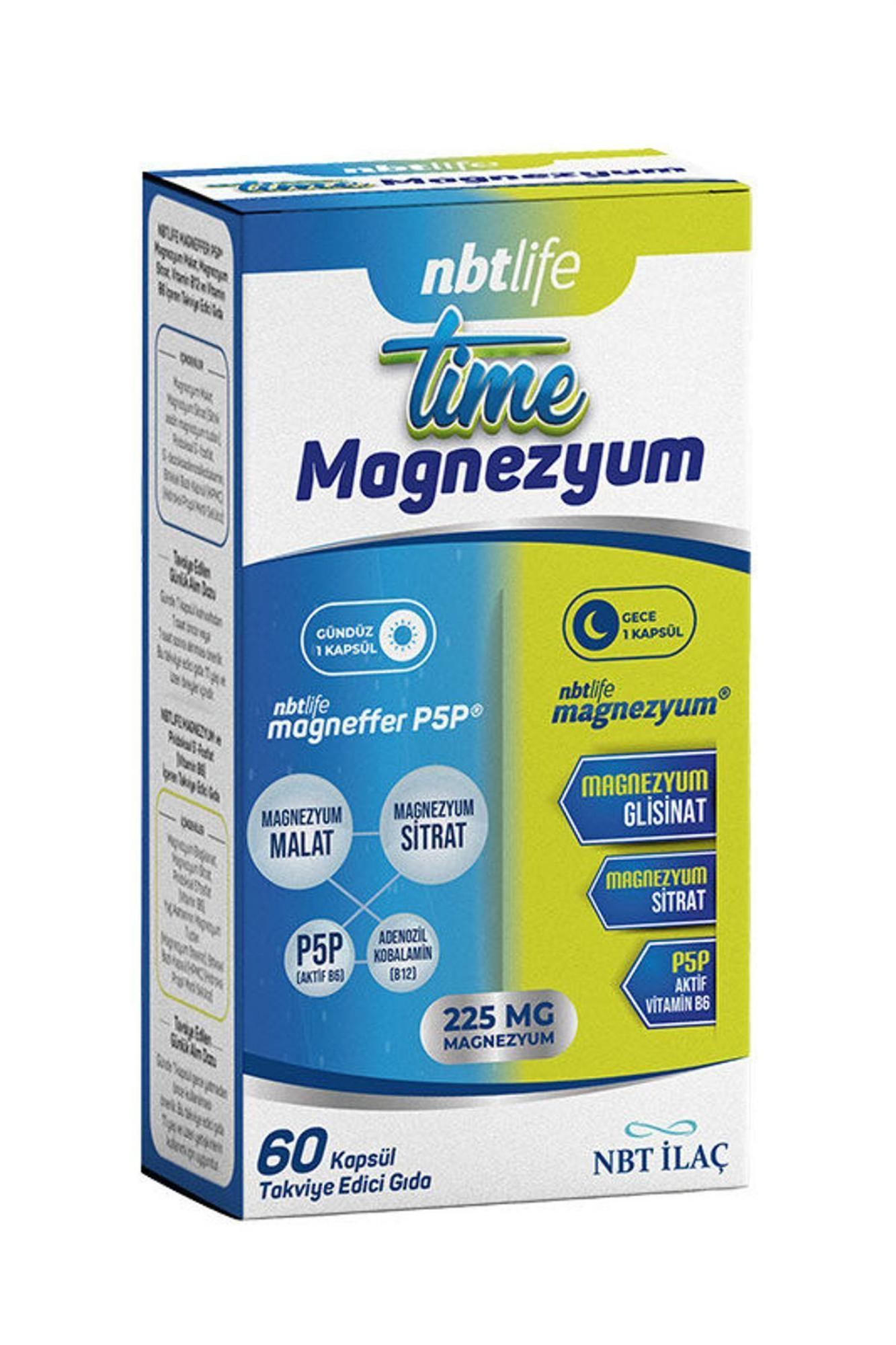 Nbt Life Time Magnezyum 60 Kapsül