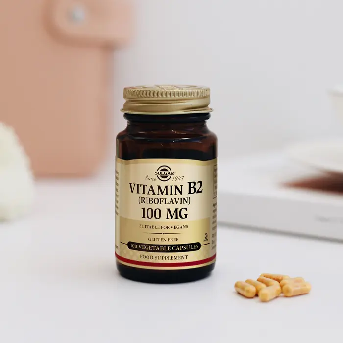 Solgar Vitamin B2 Riboflavin 100 mg 100 Kapsül