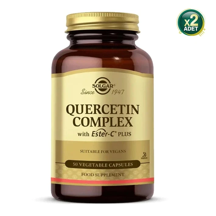 Solgar Quercetin Complex 50 Kapsül 2 Adet