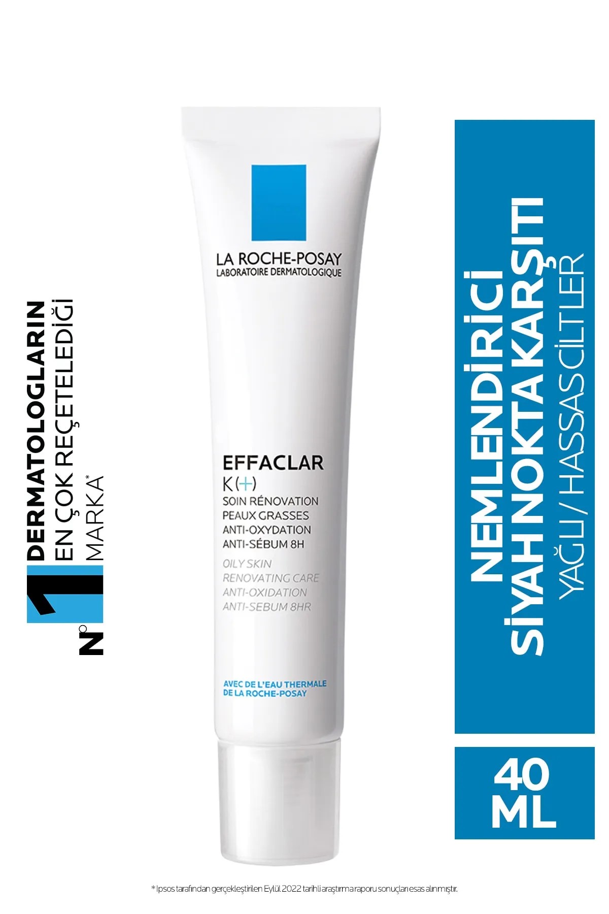 La Roche Posay Effaclar K(+) Sebum Düzenleyici Etkiye Sahip Yüz Bakım Kremi 40 ml