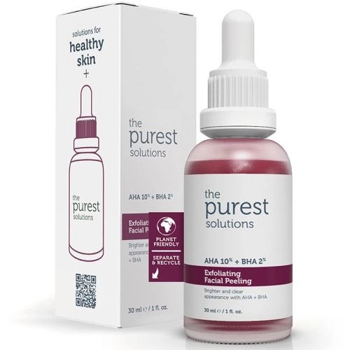 The Purest Solutions Aha & Bha Canlandırıcı Ve Cilt Tonu Eşitleyici Kırmızı Peeling Cilt Serumu 30 Ml