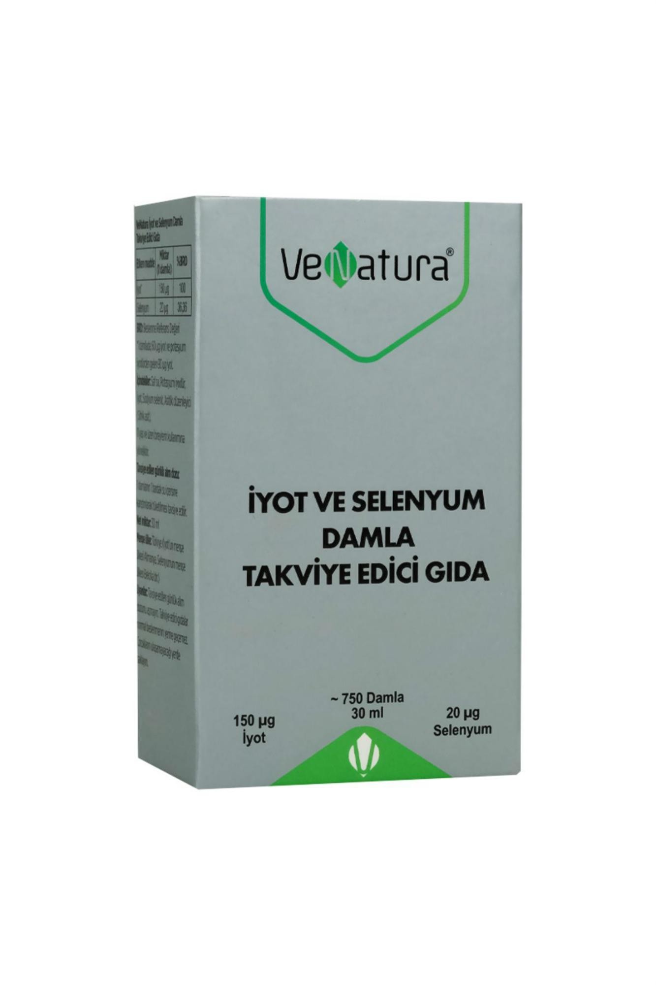 Venatura İyot ve Selenyum Damla 30 ml
