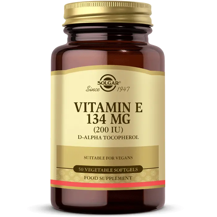Solgar Vitamin E 200 IU 50 Vegetable Softgel