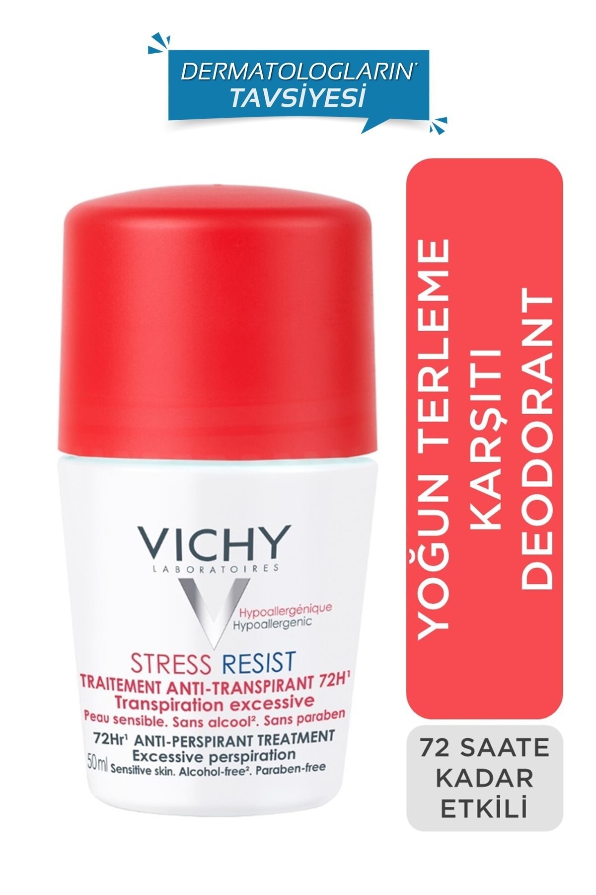 Vichy Yoğun Terleme Karşıtı 72 Saat Etkili Roll-On 50 ml