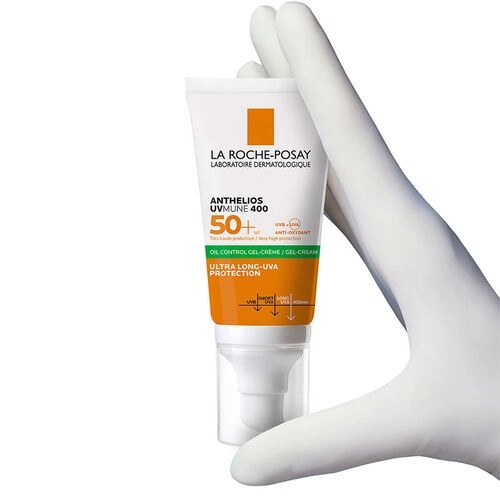 La Roche Posay Anthelios Oil Control Gel Cream Spf50+ Yağlı ve Karma Ciltler İçin Yüz Güneş Kremi 50 ml