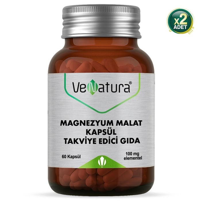 VeNatura Magnezyum Malat 60 Tablet 2 Adet