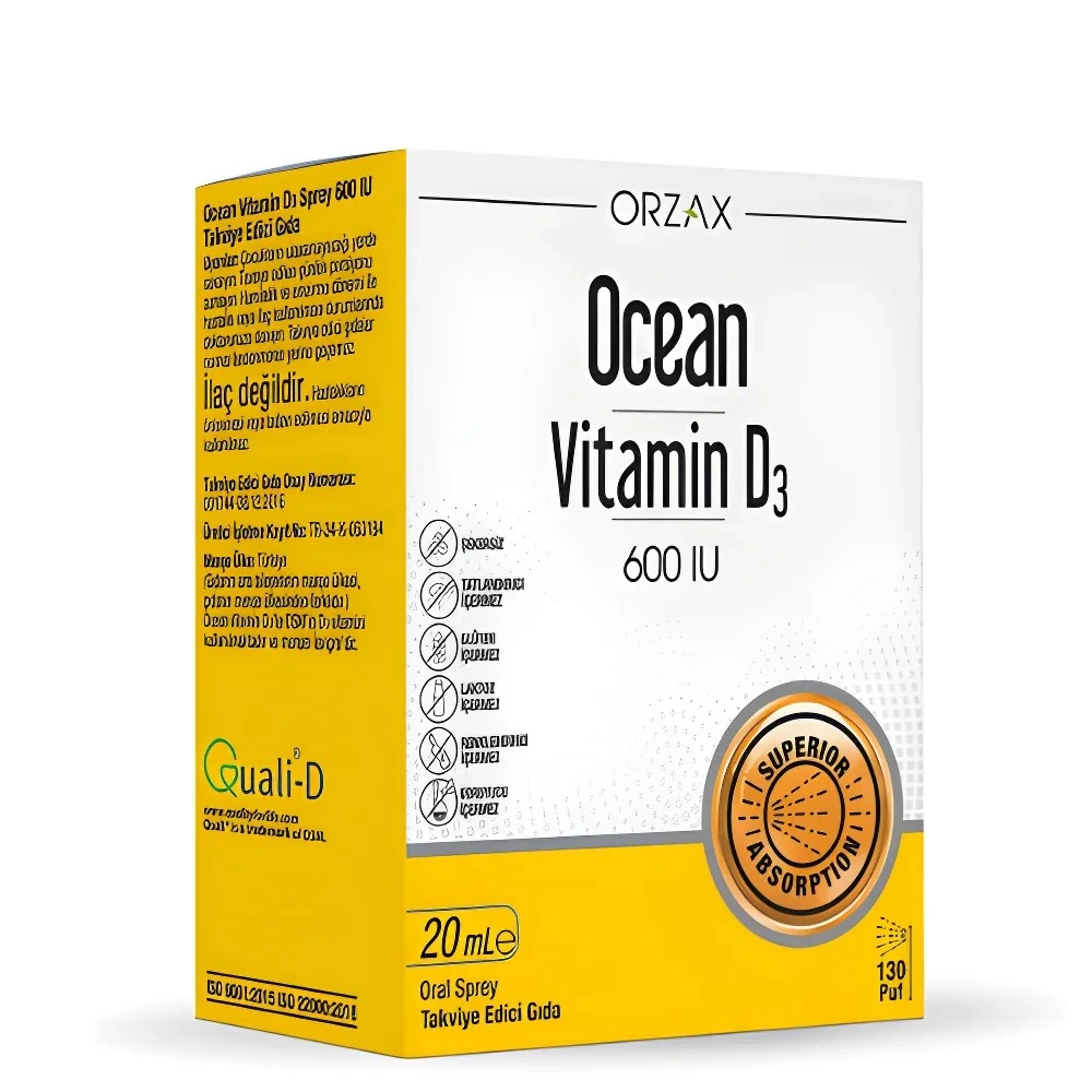 Ocean Vitamin D3 600 IU Sprey 20ml