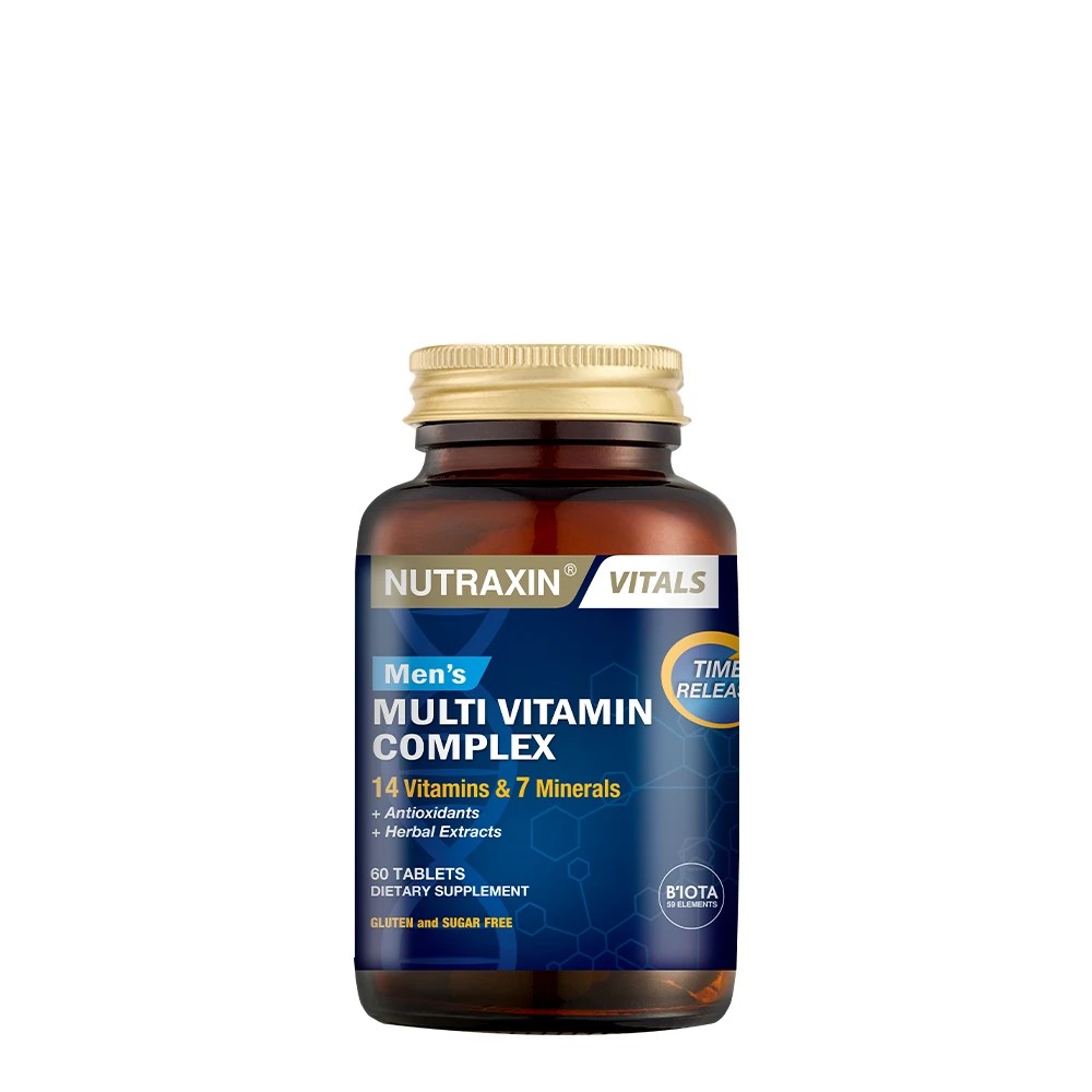 Nutraxin Multivitamin Mineral Complex Erkek 60 Tablet