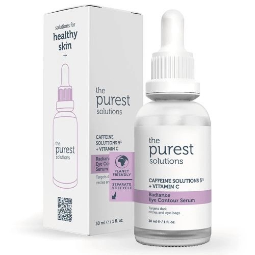 The Purest Solutions Torbalanma Ve Morluk Karşıtı, Aydınlatıcı Kafein Göz Altı Serumu 30 ml