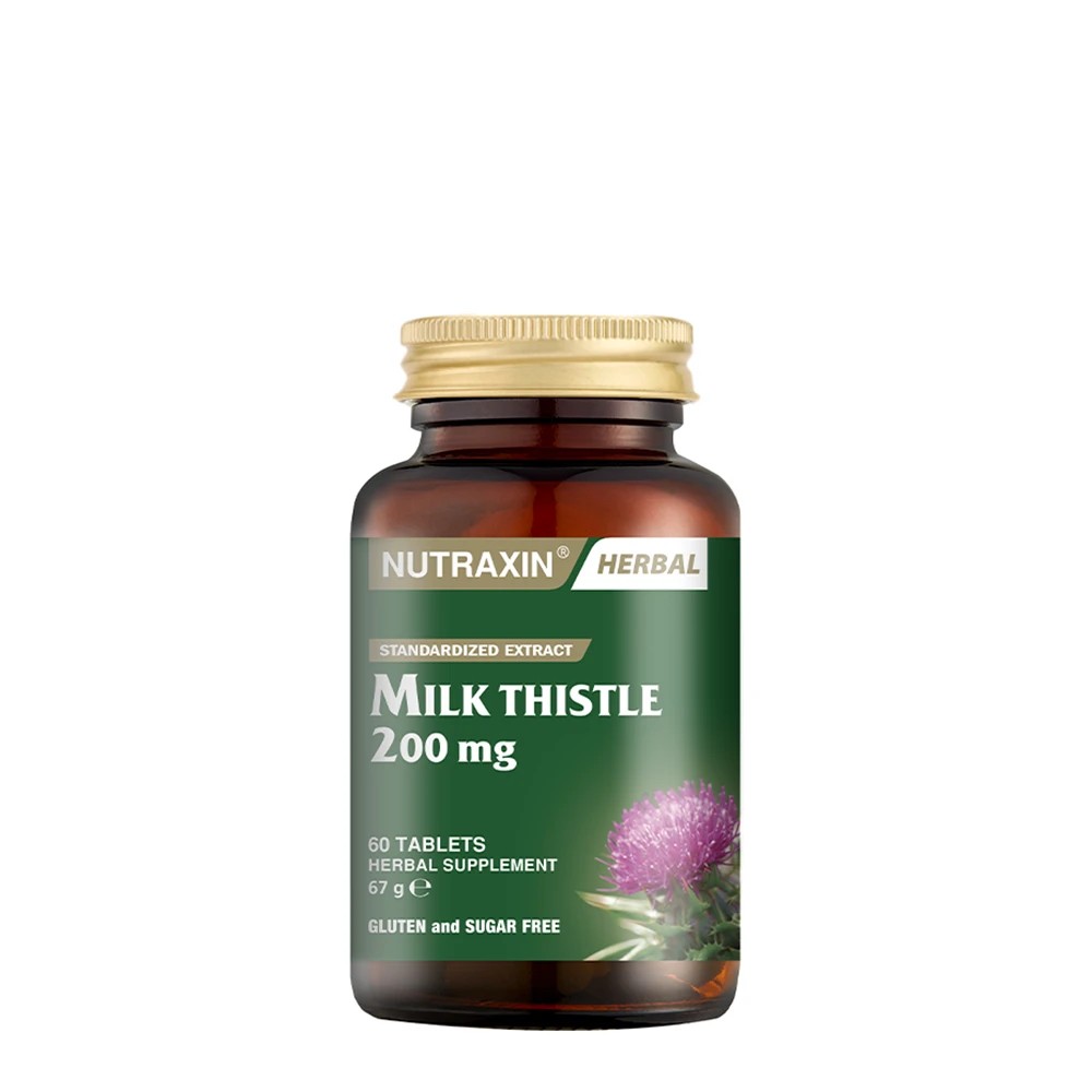 Nutraxin Milk Thistle 200 Mg 60 Tablet