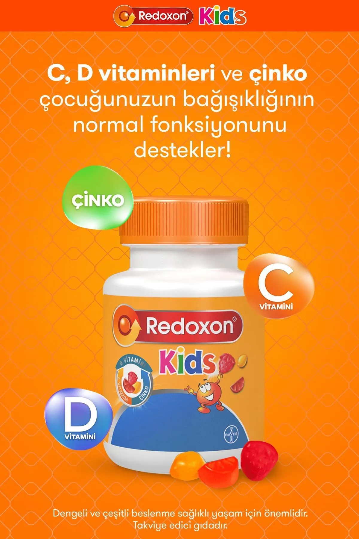 Redoxon Kids 60 Çiğneme Tableti