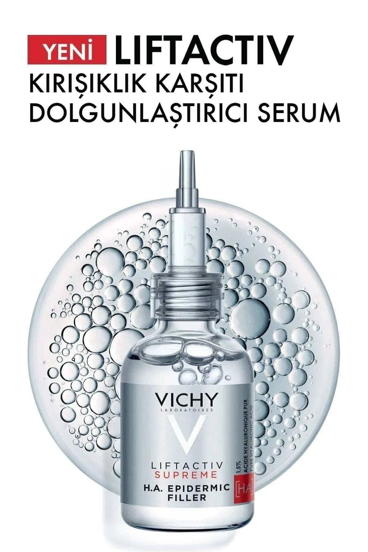 Vichy Liftactiv Supreme Göz Çevresi&Kirpiklere Özel Kırışıklık ve Sıkılık Kaybına Karşı Bakım Serumu 15 ml