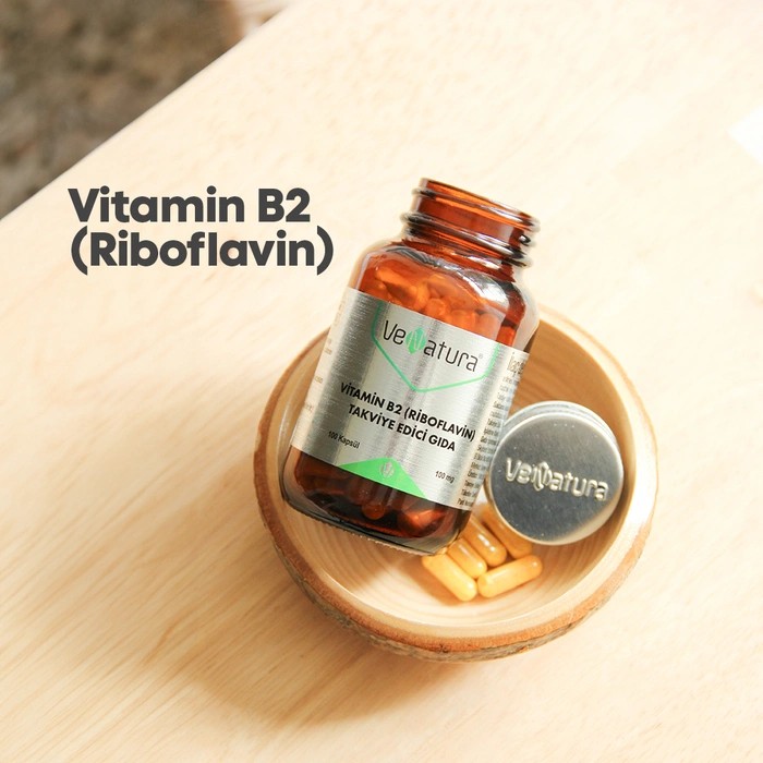 Venatura Vitamin B2 Riboflavin 100 mg 100 Kapsül