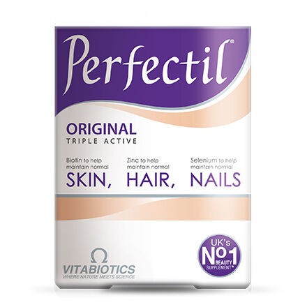 Vitabiotics Perfectil Üzüm Çekirdeği Ekstresi,Biotin,Çinko,Selenyum İçeren Saç Cilt Tırnak Sağlığı Vitamini 30 Tablet
