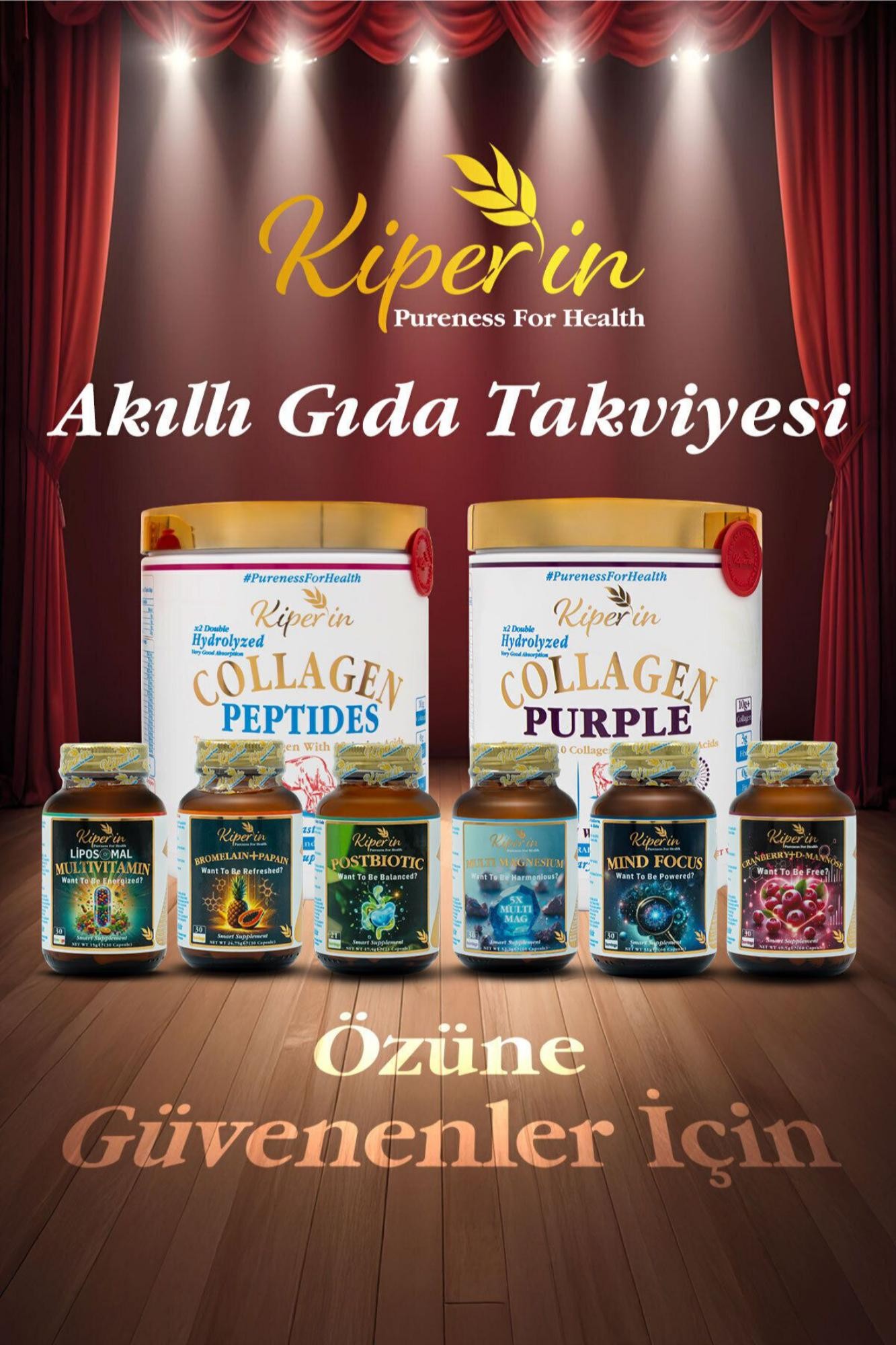 Kiperin Cranberry D-Mannoz 60 Kapsül