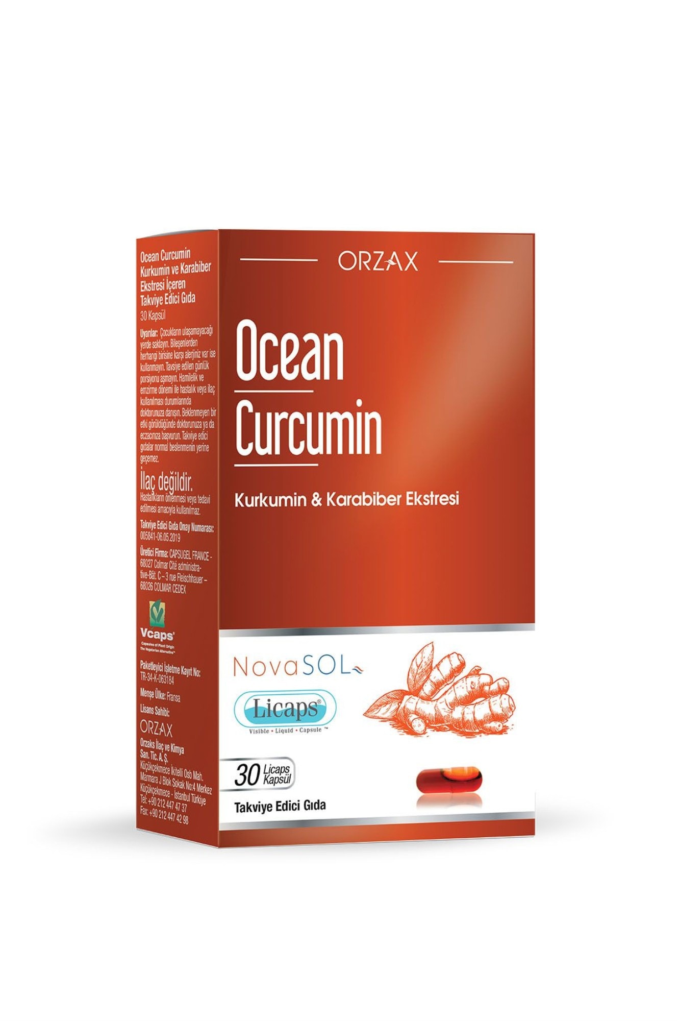 Ocean Curcumin 30 Kapsül