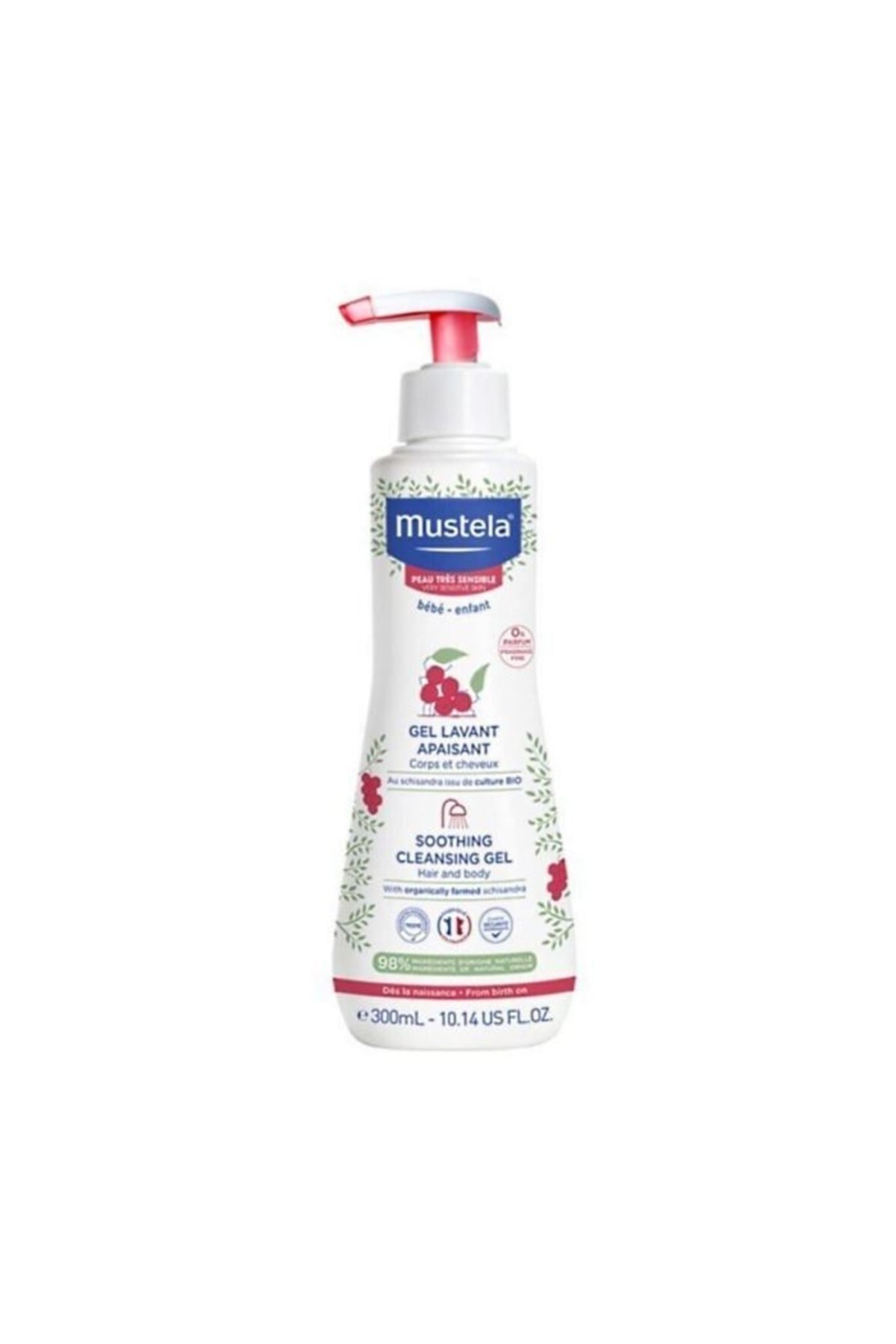 Mustela Çok Hassas Ciltler Için Jel Şampuan 300 Ml