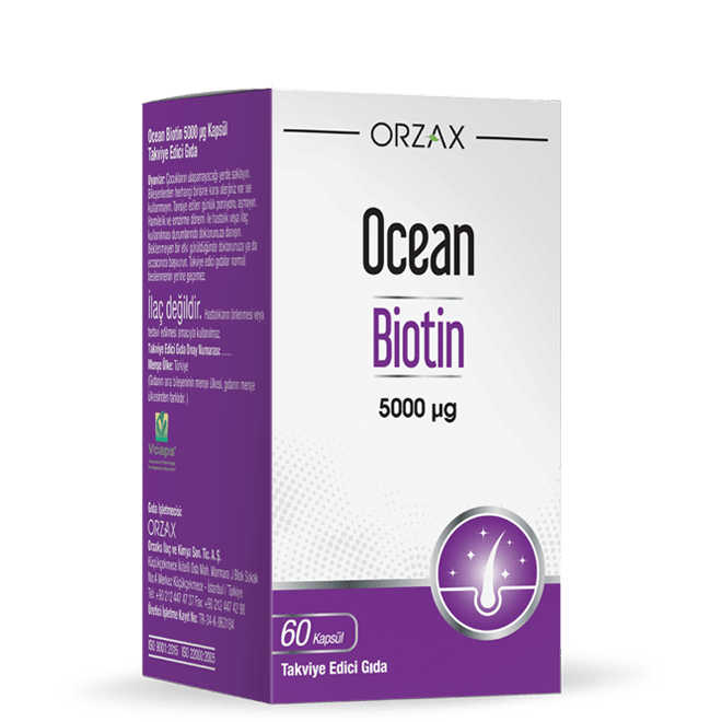 Ocean Biotin 5000 mcg 60 Kapsül