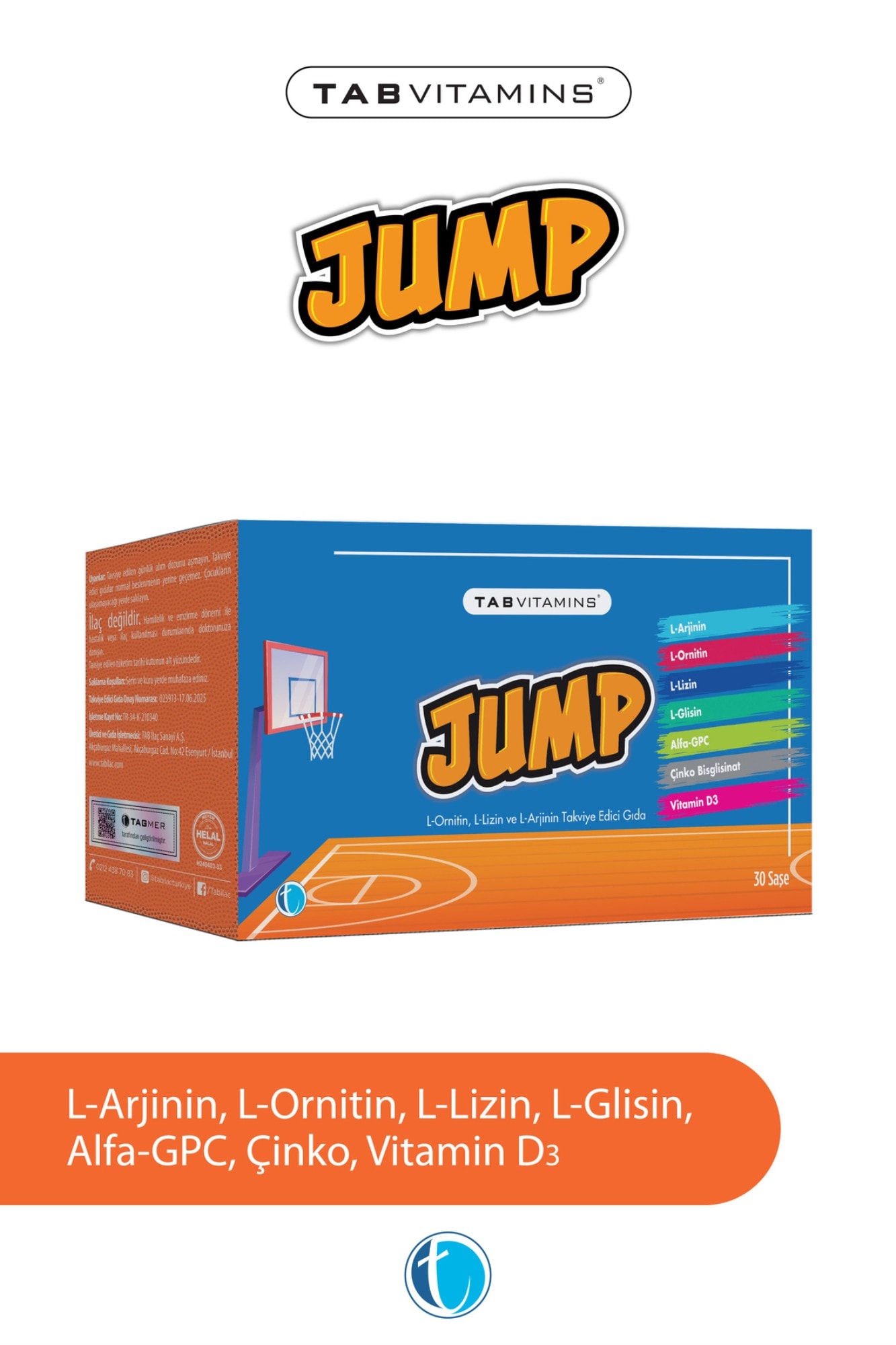 Tabvitamins Jump 30 Saşe
