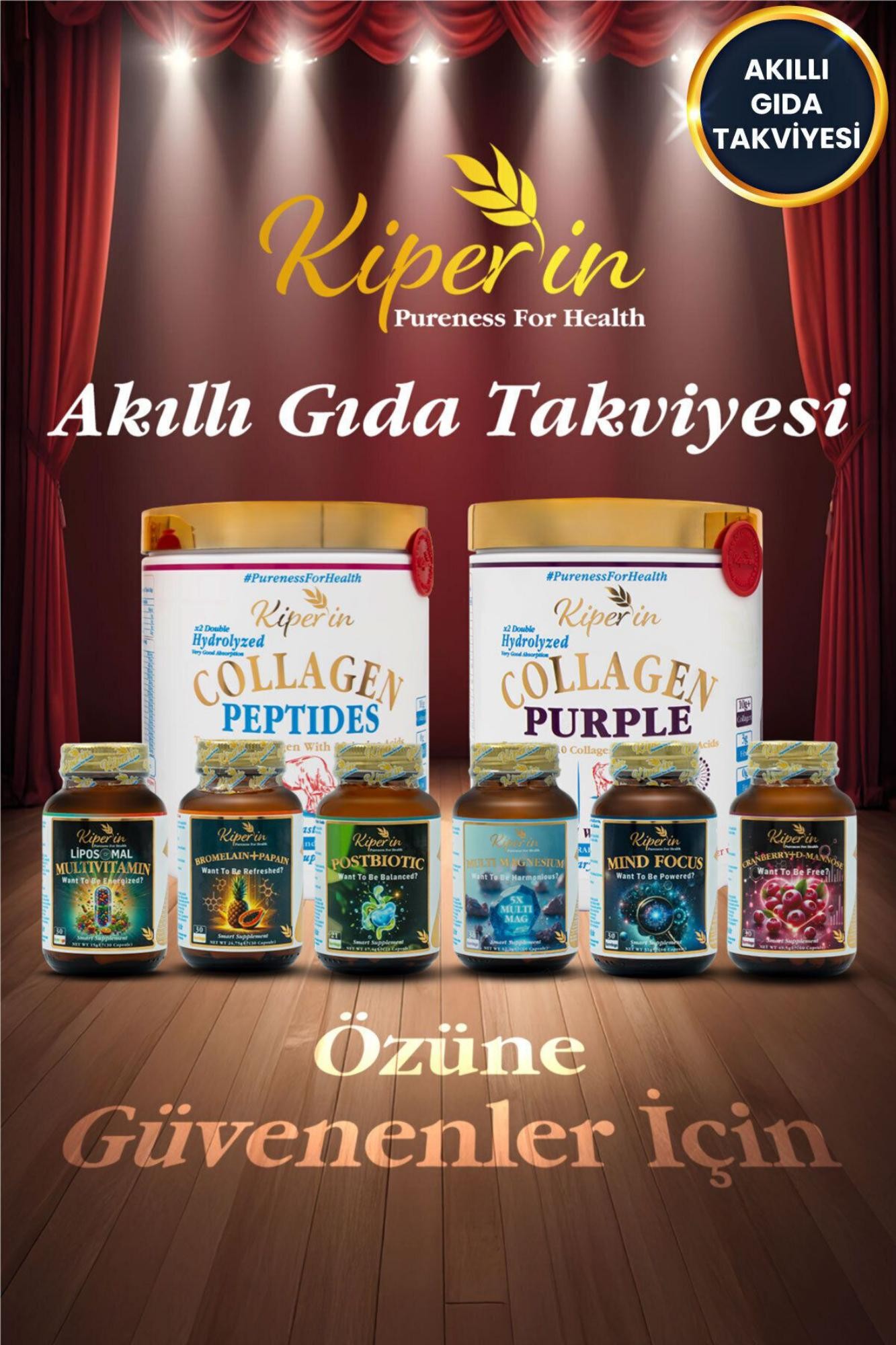 Kiperin Magnezyum Multi 5X 60 Kapsul