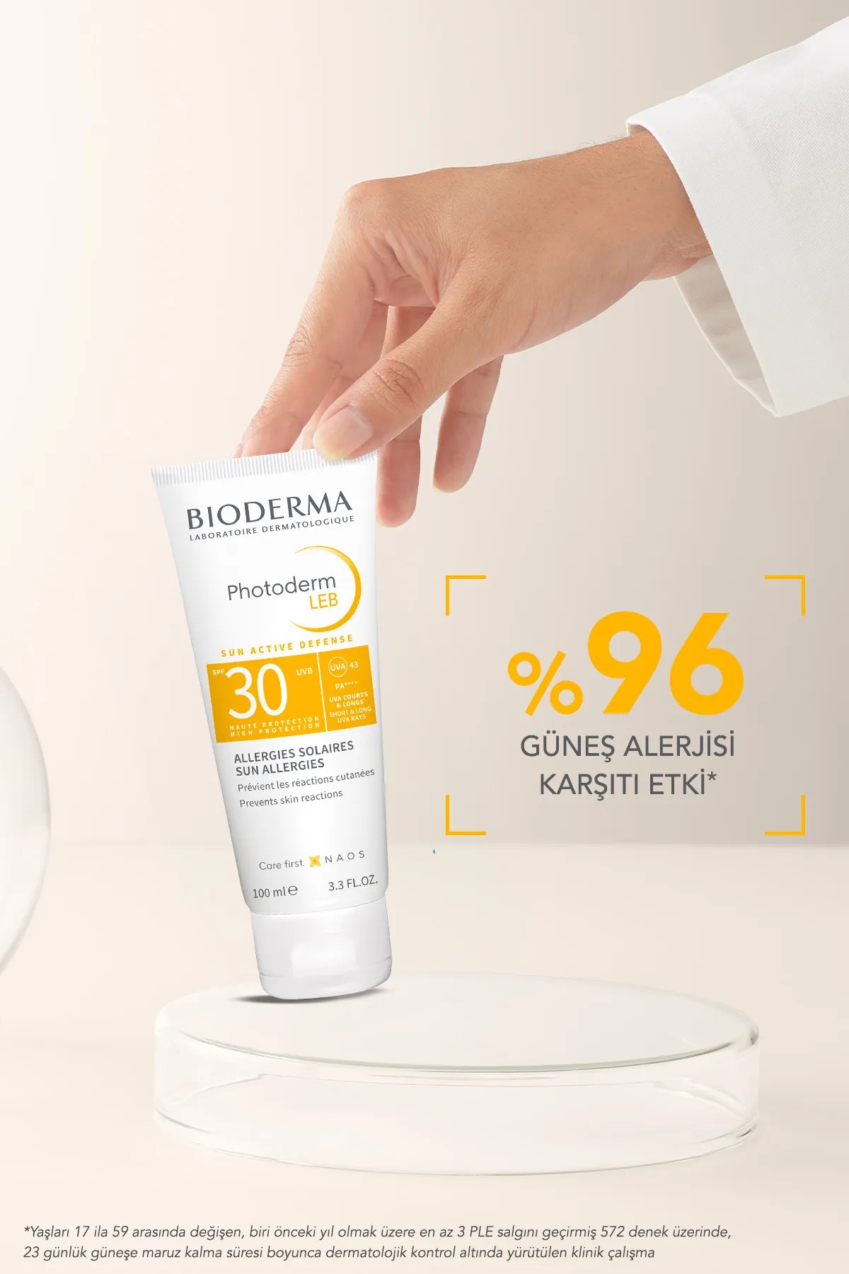 Bioderma Photoderm LEB Hassas Ciltler Güneş Alerjisi Karşıtı Jel Formda Güneş Kremi 100 ml