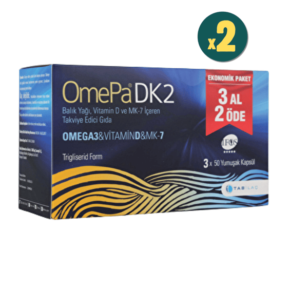 Omepa DK2 150 Kapsül 3 Al 2 Öde 2 Adet