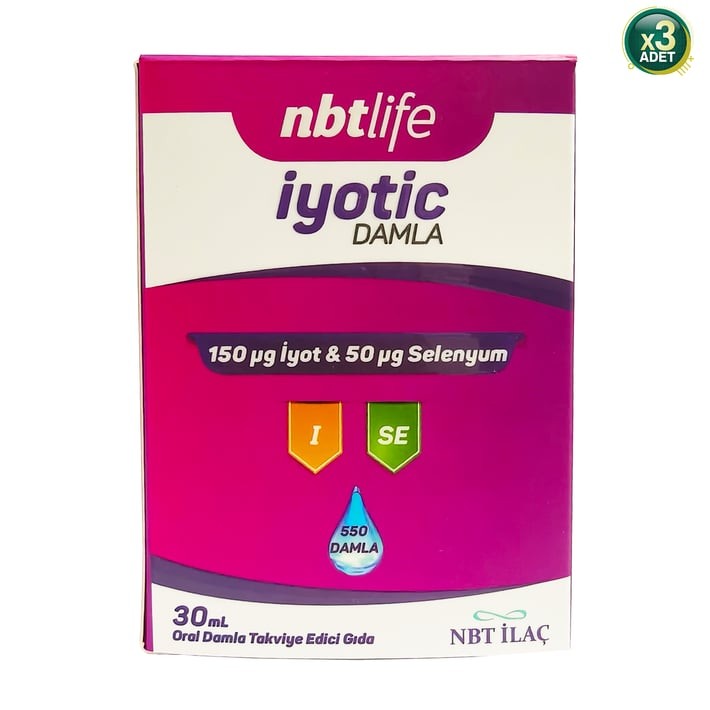 NBT Life Iyotic Damla 30 ml 3 Adet