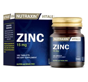 Nutraxin Zinc Sulphate 15 Mg 100 Tablet