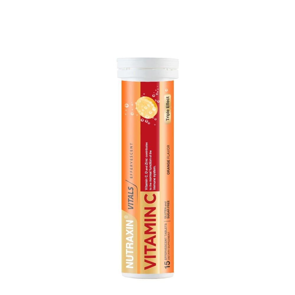 Nutraxin Efervesan - Vitamin C-D-Zinc 15 Tablet