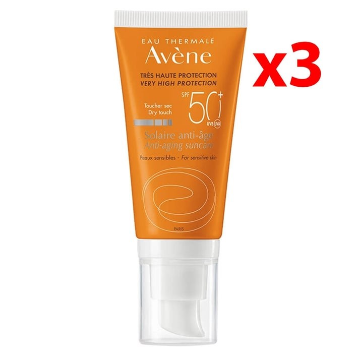 Avene Eau Thermale Solaire Yaşlanma Karşıtı Teinte Spf50+ 50 Ml 3 Adet