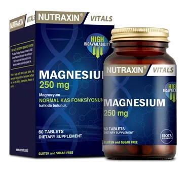 Nutraxin Magnesium 250 Mg 60 Tablet