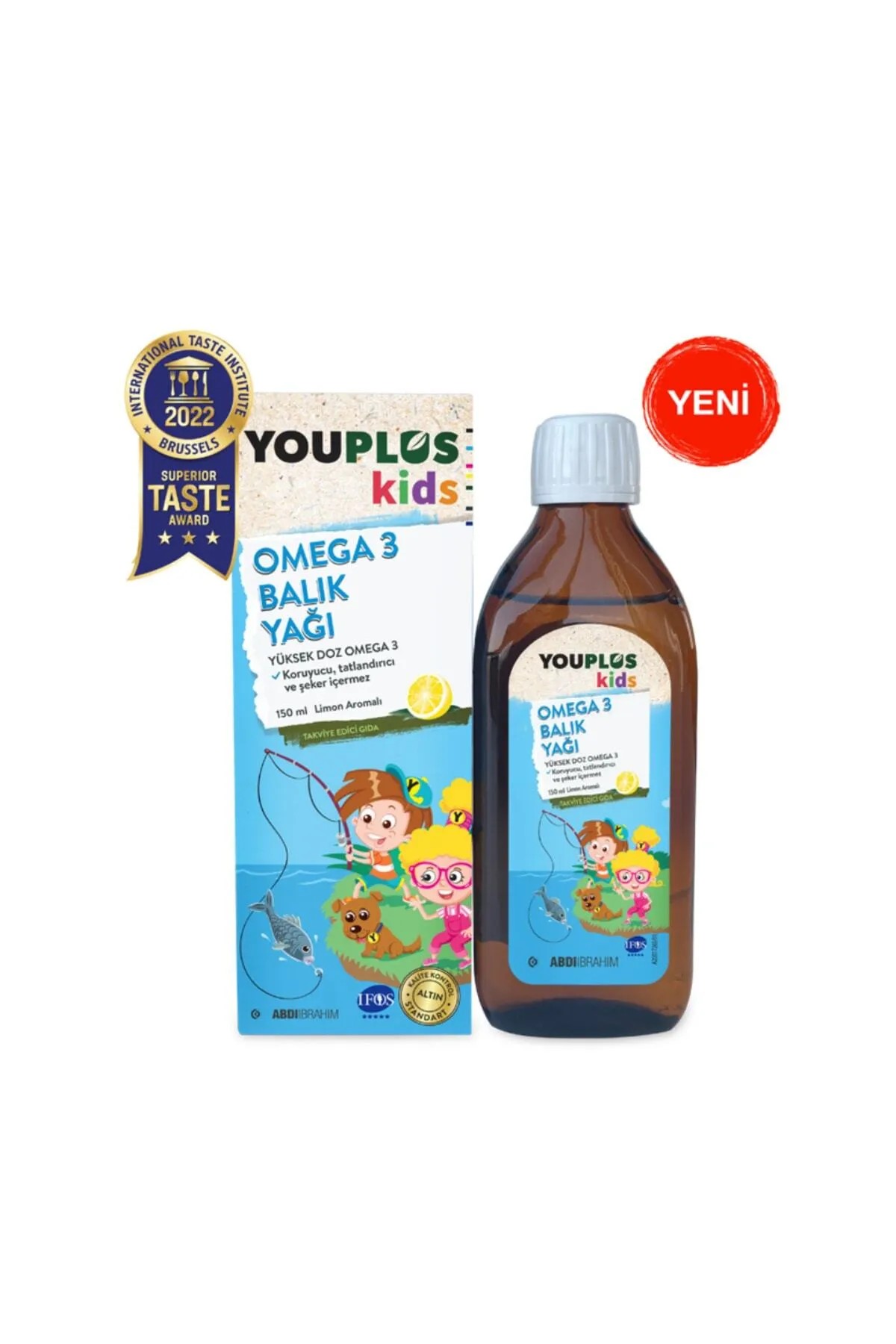 Youplus Kids Omega 3 Balık Yağı 150 ml Şurup