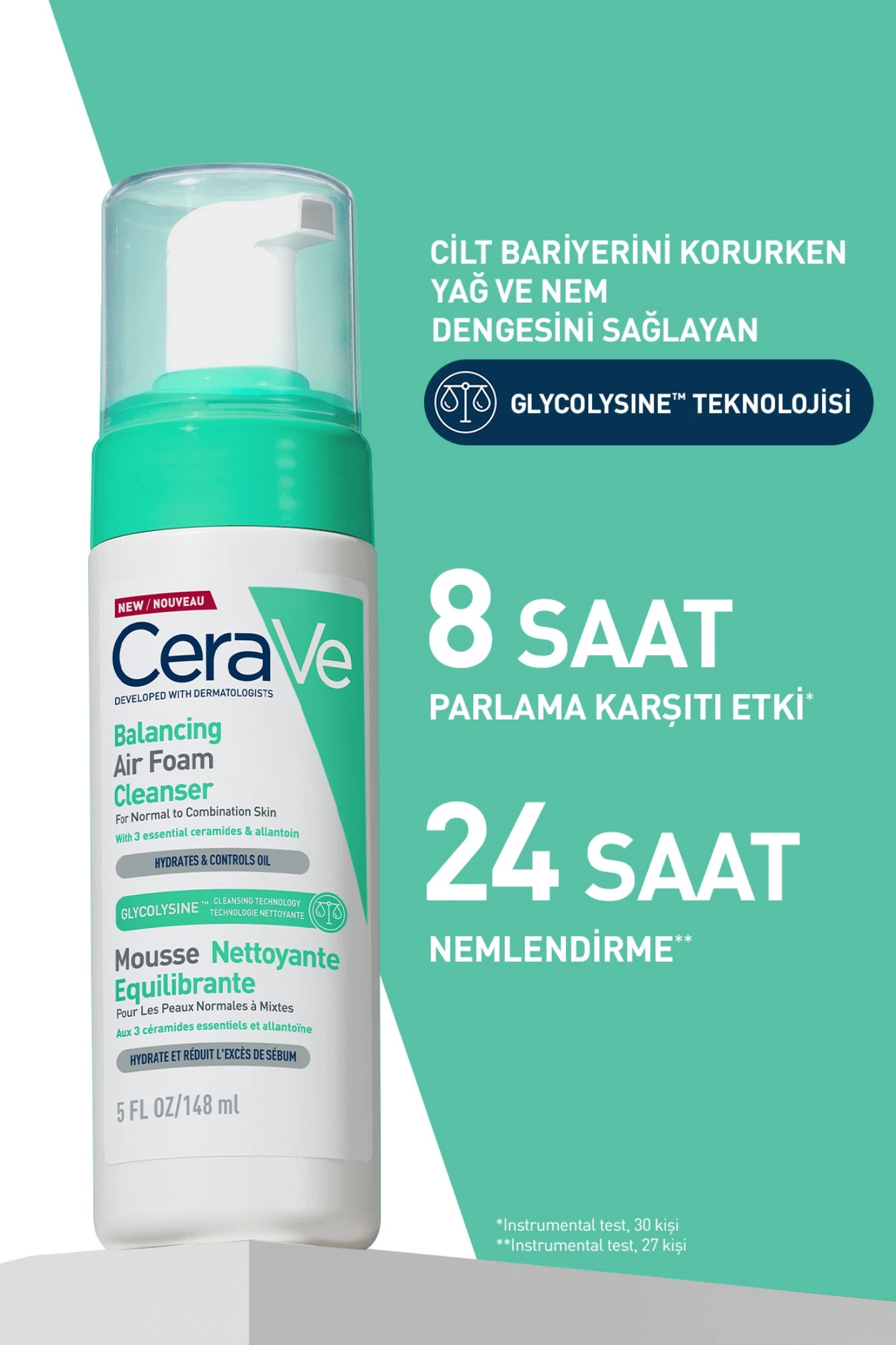 Cerave Balancing Air Foam Cleanser 148 ml
