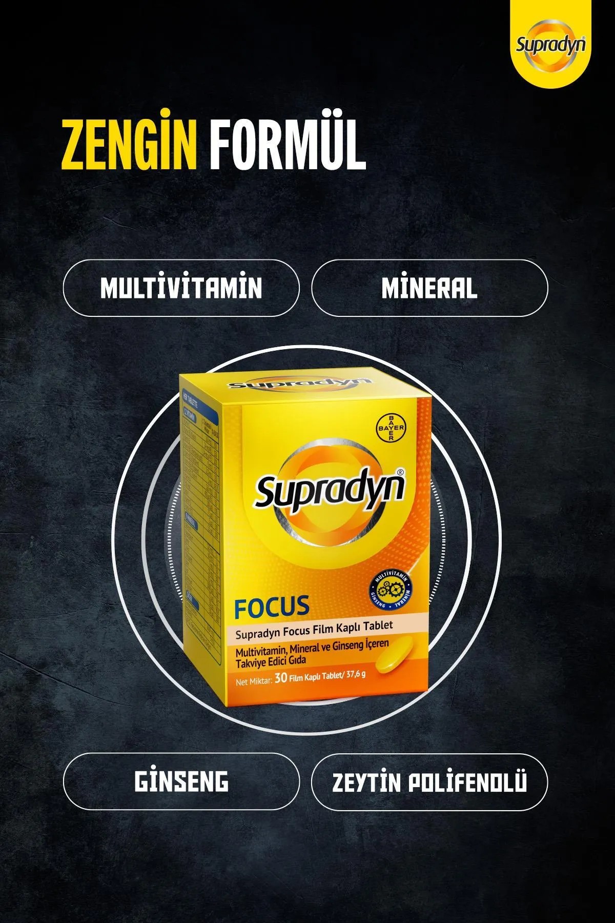 Supradyn Energy Focus 30 Film Kaplı Tablet