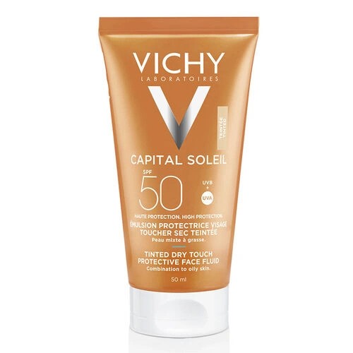 Vichy Ideal Soleil Karma Ve Yağlı Cilt Spf50 Renkli Güneş Koruyucu Emülsiyon 50ml