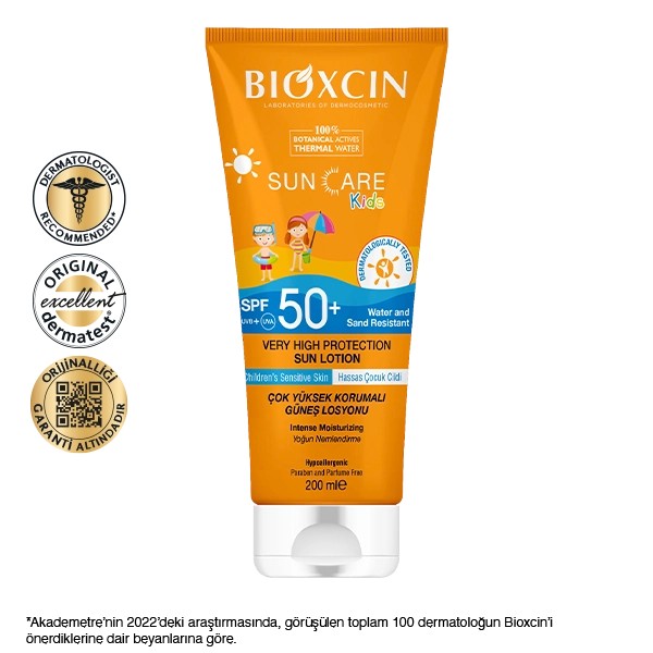 Bioxcin Sun Care Çocuklar için Güneş Losyonu SPF 50+ 200 ml