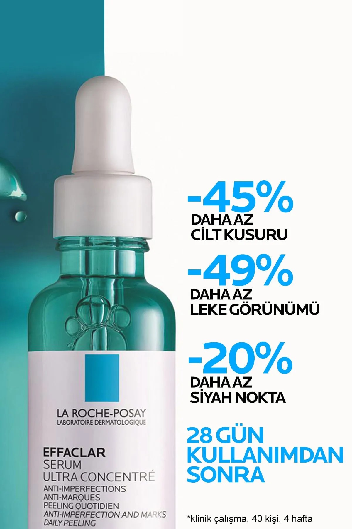 La Roche Posay Effaclar Peeling Etkili Leke Karşıtı Serum Yağlı Ve Akneye Eğilim Gösteren Ciltler 30 ml